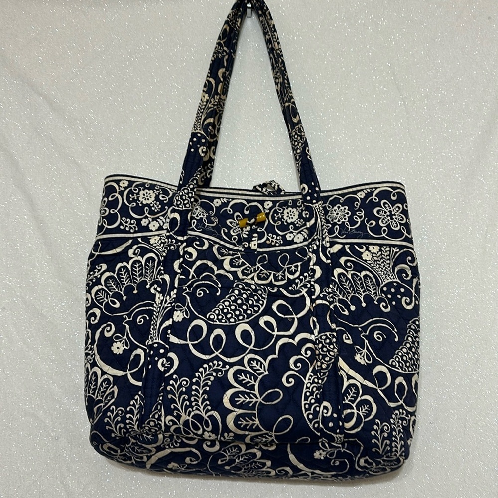 Vera Bradley Navy and white bag.